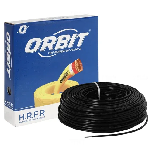 6Sqmm Black, Orbit Multistrand HRFR 90mts 1 sqmm black orbit electrical wire 500 500 photoroom