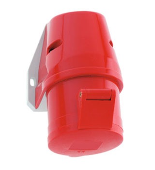 100 16 20 Amp 5 Pin Surface Mounting Socket Neptune Bals Splash Proof IP-44 100 Image