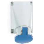 63 Amp 3 Pin Surface Mounting Socket Neptune Bals Splash Proof IP-44 1104 Image