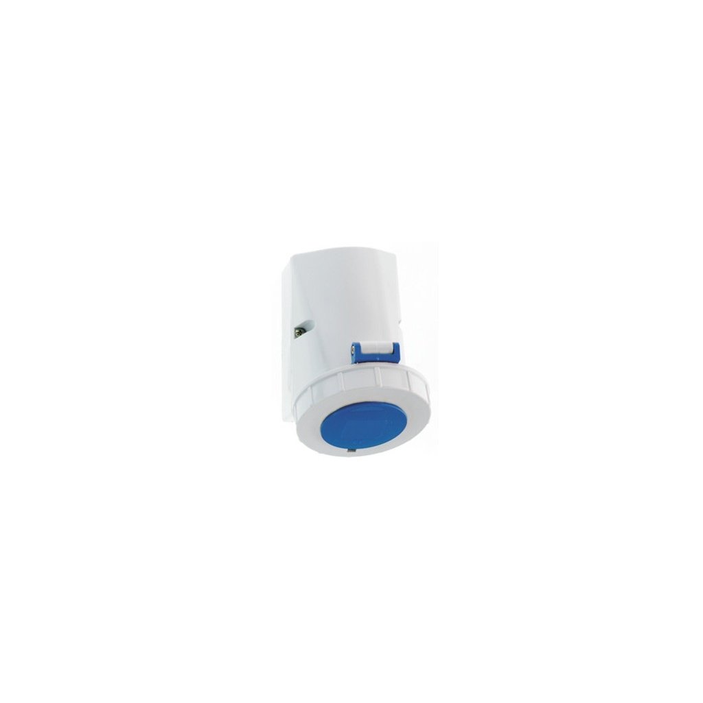 16 20 Amp 3 Pin Surface Mounting Socket Neptune Bals Water Tight IP-67 1133 Image