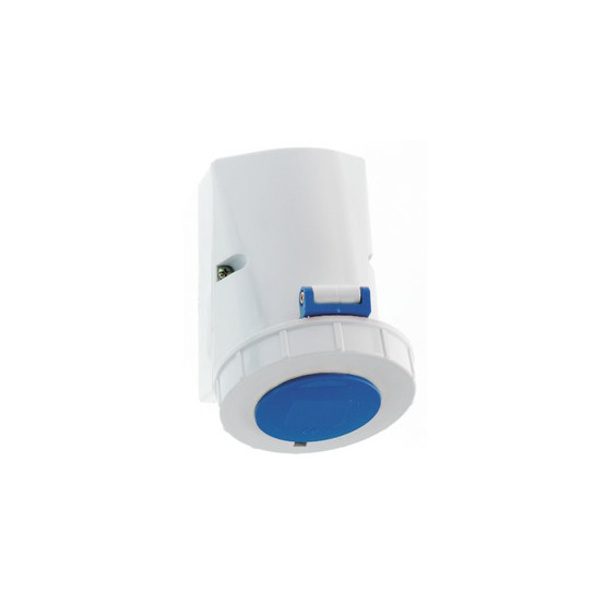 16 20 Amp 3 Pin Surface Mounting Socket Neptune Bals Water Tight IP-67 1133 Image