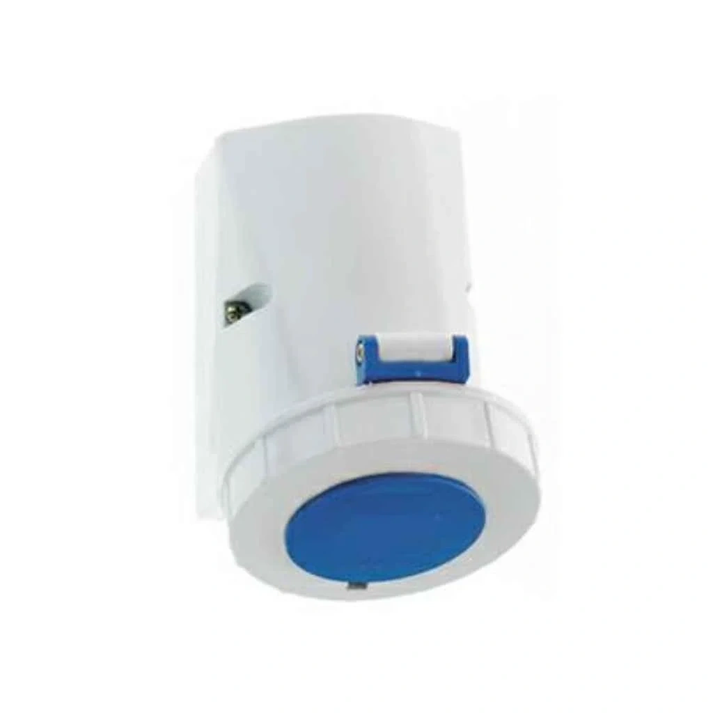 16 20 Amp 4 Pin Surface Mounting Socket Neptune Bals Water Tight IP-67 1137 Image