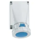 63 Amp 3 Pin Surface Mounting Socket Neptune Bals Water Tight IP-67 1157 Image