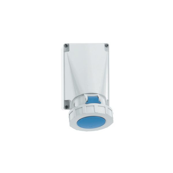 63 Amp 3 Pin Surface Mounting Socket Neptune Bals Water Tight IP-67 1157 Image