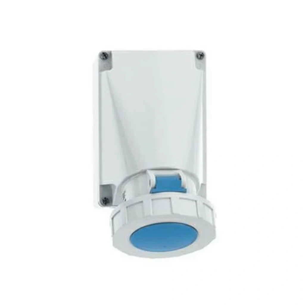 63 Amp 4 Pin Surface Mounting Socket Neptune Bals Water Tight IP-67 1161 Image