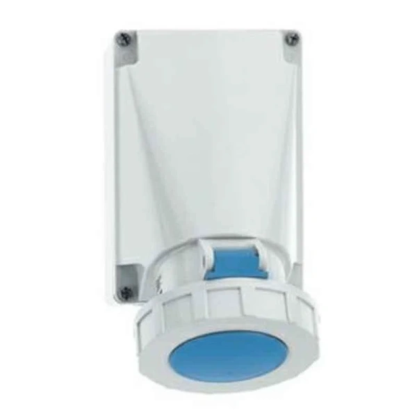63 Amp 4 Pin Surface Mounting Socket Neptune Bals Water Tight IP-67 1161 Image