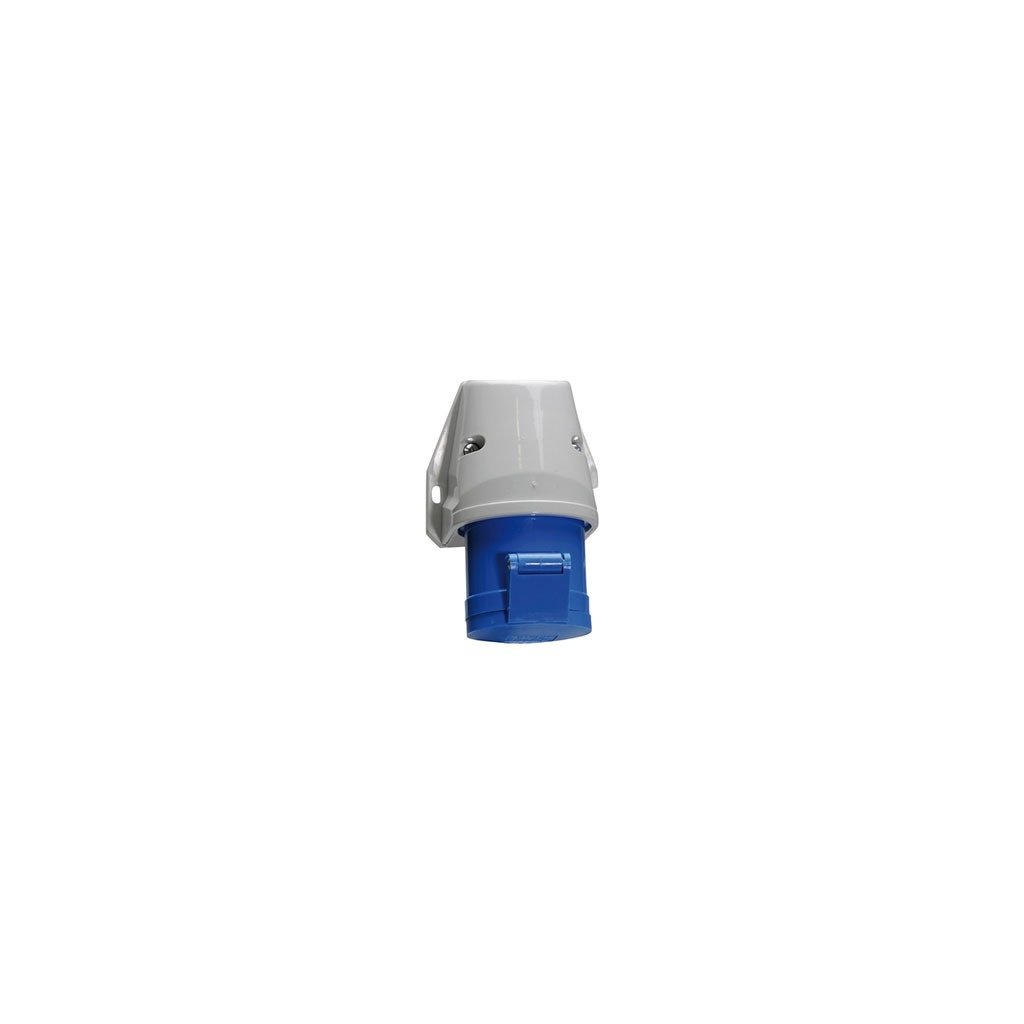 32 Amp 3 Pin Surface Mounting Socket Neptune Bals Splash Proof IP-44 11651 Image