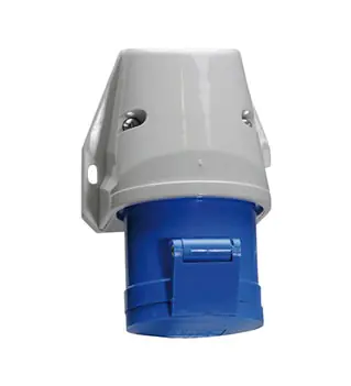 32 Amp 3 Pin Surface Mounting Socket Neptune Bals Splash Proof IP-44 11651 Image