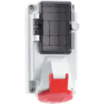 16 20 Amp 5 Pin Surface Mounting Neptune Bals Splash Proof IP-44 15059 15059 socket outlet with mcb provision ip 44 5 pin