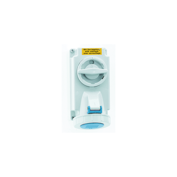 16 20 Amp 3 Pin Surface Mounting Neptune Bals Water Tight IP-67 1600 Image