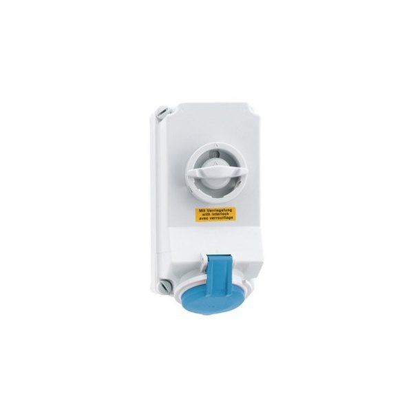 32 Amp 3 Pin Surface Mounting Neptune Bals Splash Proof IP-44 16097 Image