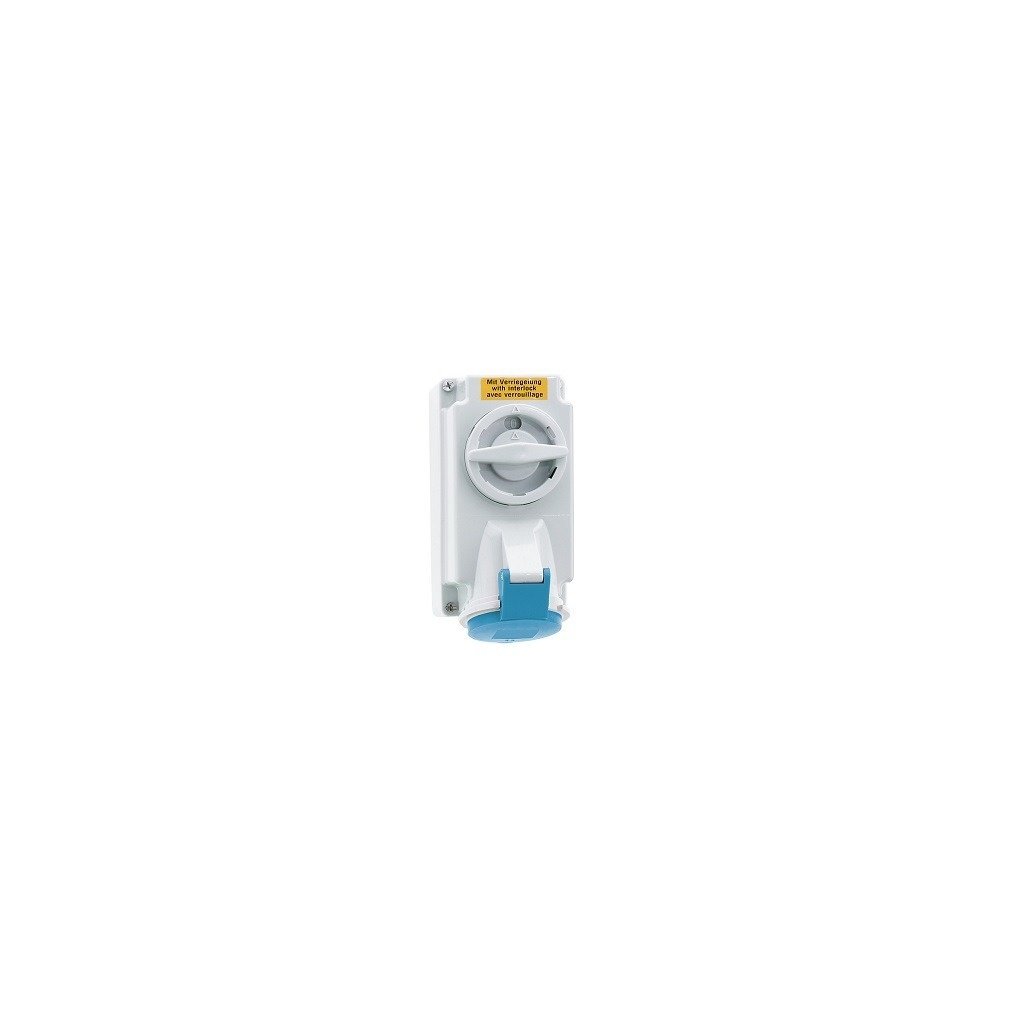16 20 Amp 3 Pin Surface Mounting Neptune Bals Splash Proof IP-44 1619 1619 sitched socket interlocked ip 44 3 pin