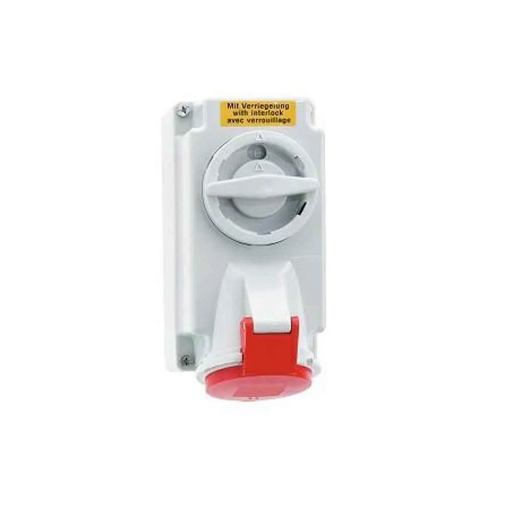 32 Amp 4 Pin Surface Mounting Neptune Bals Splash Proof IP-44 16596 Image