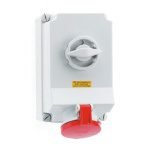 63 Amp 5 Pin Surface Mounting Neptune Bals Splash Proof IP-44 16603 Image