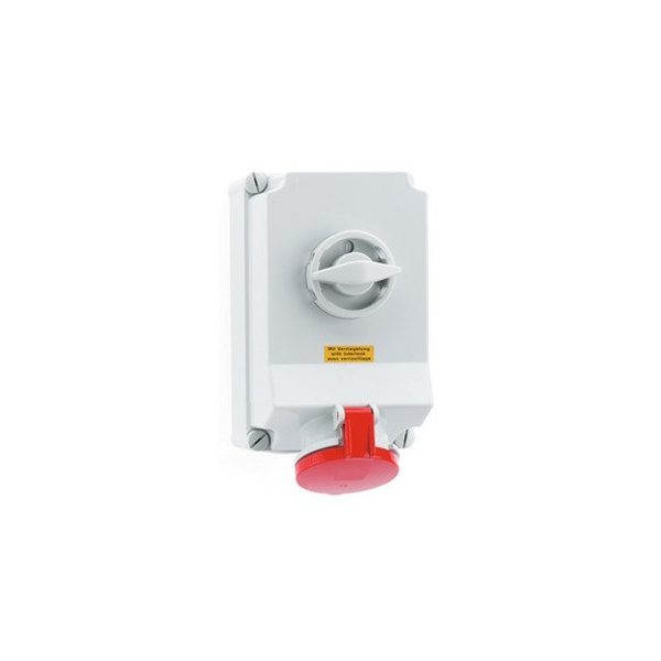 63 Amp 5 Pin Surface Mounting Neptune Bals Splash Proof IP-44 16603 Image