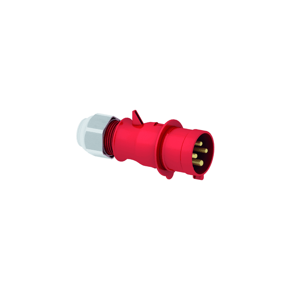 32 Amp 4 Pin Plug Neptune Bals Splash Proof IP-44 21017 Image