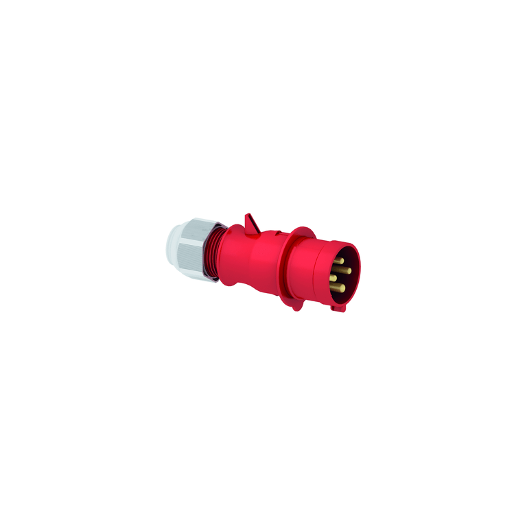 32 Amp 4 Pin Plug Neptune Bals Splash Proof IP-44 21017 Image
