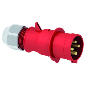 32 Amp 4 Pin Plug Neptune Bals Splash Proof IP-44 21017 Image
