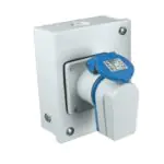 63 Amp 3 Pin Domestic AC Industrial Outlet Splash Proof IP 44 Neptune Bals 1203 Image