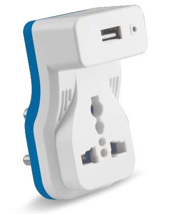 4035 6A 13A USB International Multi Plug With Indicator 4035 Image