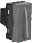20A 2W Switch Graphit Grey SLIMZ Lisha 4909 Image