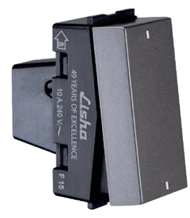 1M 10A 2way Switches Graphit Grey Special 7 Lisha 7006 Image