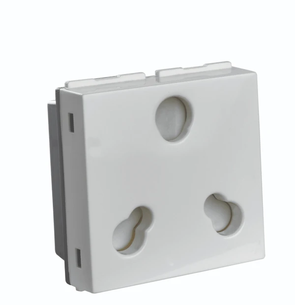 7015WH 2M -16Amp 2 in 1 Socket with Safety Shutter White Special 7 Lisha 7015WH wh