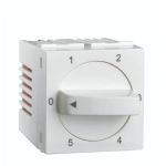 2M 5Step Fan Regulator Full Rotary 240V 50-60 Hz White Special 7 Lisha 7020WH wh