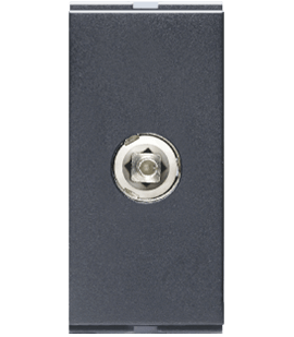 7023 1M TV Antena Sockets Coaxial 40-862 MHz Graphit Grey Special 7 Lisha 7023 Image