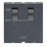 2M C25A DP MCB Graphit Grey Special 7 Lisha 7045 Image