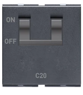 7044 2M C25A DP MCB Graphit Grey Special 7 Lisha 7045 Image