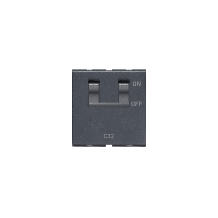 2M C32A DP MCB Graphit Grey Special 7 Lisha 7046 Image