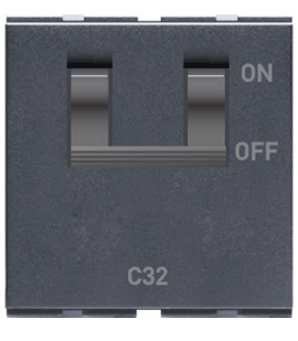7046 2M C32A DP MCB Graphit Grey Special 7 Lisha 7046 Image