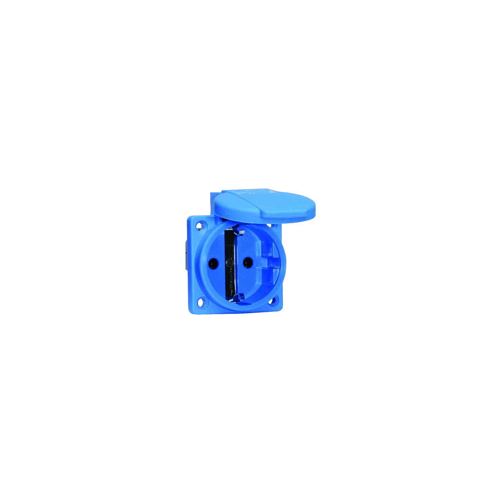 16 20 Amps 2 Pin Socket Outlet Schuko Neptune Bals Splash Proof IP 44 71094 Image