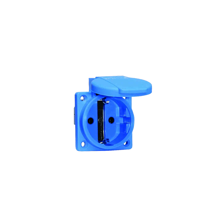 16 20 Amps 2 Pin Socket Outlet Schuko Neptune Bals Splash Proof IP 44 71094 Image