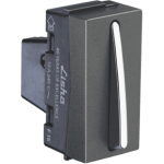 10A 1W Switch With Indicator Graphit Grey Slimz Lisha 7401 Image