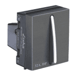 2M 32A DP Switch With Indicator Graphit Grey Slimz Lisha 7410 Image