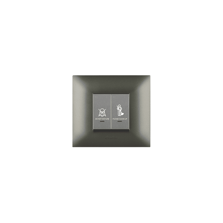 2M Do Not Disturb Make my room Indicator unit Inside Room 240 50-60 Hz Prices are without Frame Graphit Grey Special 7 Lisha