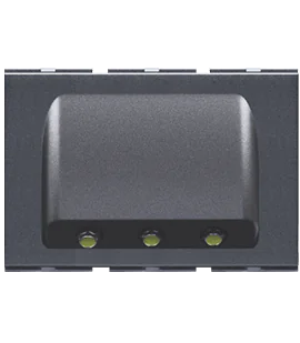 7606 3M Step Marker Light with LED, 240 50-60 Hz Graphit Grey Special 7 Lisha 7606 Image