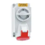 63 Amp 4 Pin Surface Mounting Neptune Bals Splash Proof IP-44 16605 fo