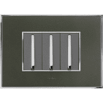 Platina Cover Plates Metallic Graphite Grey Lisha graphiti plstina