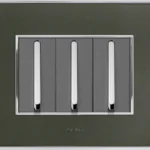 Platina Cover Plates Metallic Graphite Grey Lisha graphiti plstina