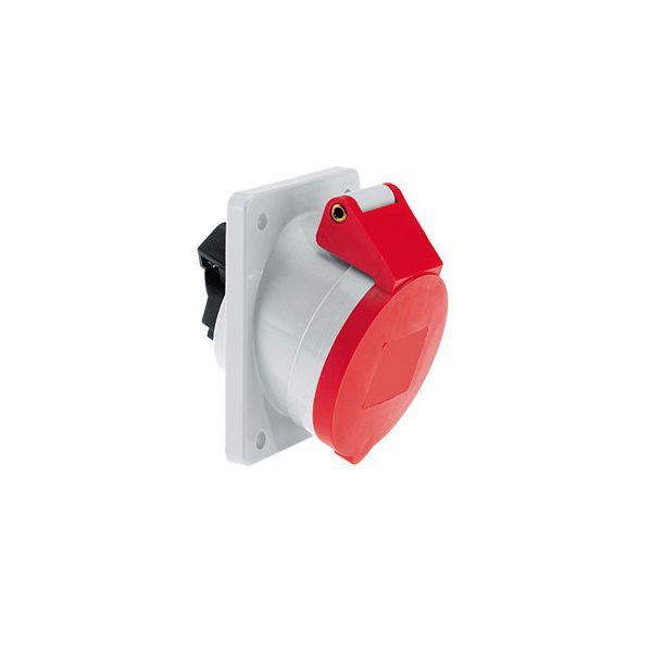 32 Amp 5 Pin Panel Mounting Socket Outlet Angled Neptune Bals Splash Proof IP-44 1215 ip 44 socket angled 5 pin