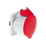 63 Amp 4 Pin Panel Mounting Socket Outlet Straight Neptune Bals Splash Proof IP-44 134 ip 44 socket outlet straight