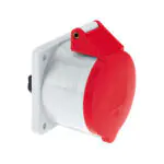 63 Amp 4 Pin Panel Mounting Socket Outlet Straight Neptune Bals Splash Proof IP-44 134 ip 44 socket outlet straight