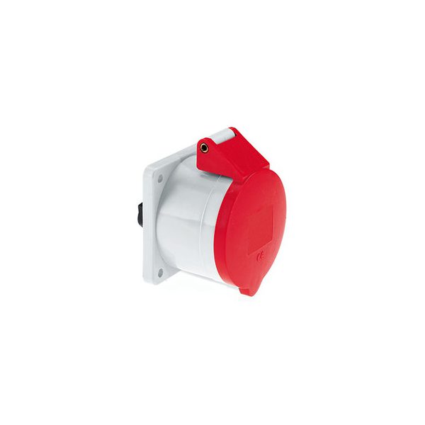 63 Amp 4 Pin Panel Mounting Socket Outlet Straight Neptune Bals Splash Proof IP-44 134 ip 44 socket outlet straight
