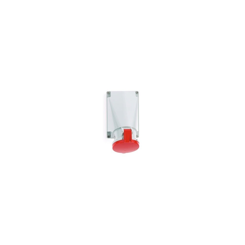 63 Amp 5 Pin Surface Mounting Socket Neptune Bals Splash Proof IP-44 1124 ip 44 surface mounting