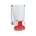 63 Amp 5 Pin Surface Mounting Socket Neptune Bals Splash Proof IP-44 1124 ip 44 surface mounting