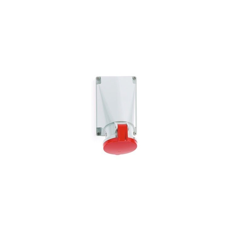 63 Amp 5 Pin Surface Mounting Socket Neptune Bals Splash Proof IP-44 1124 ip 44 surface mounting