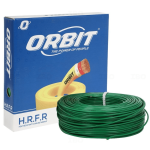 6Sqmm Green, Orbit Multistrand HRFR 90mts orbit fr green 90 m fr pvc insulated wire photoroom